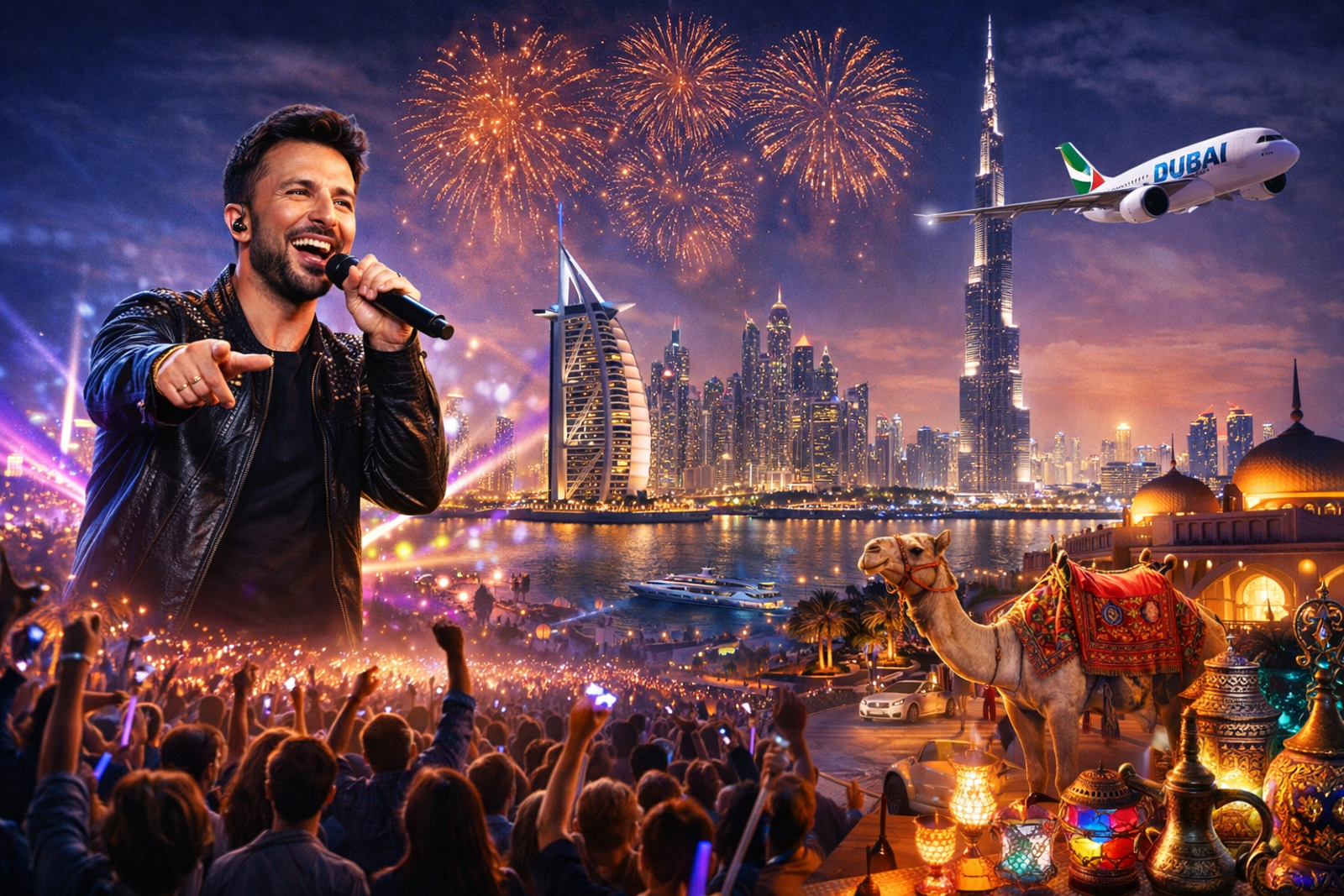 Tarkan Konseri Özel Dubai Turu Konser Bileti Dahil 16 Nisan 2026 İstanbul Hareket 