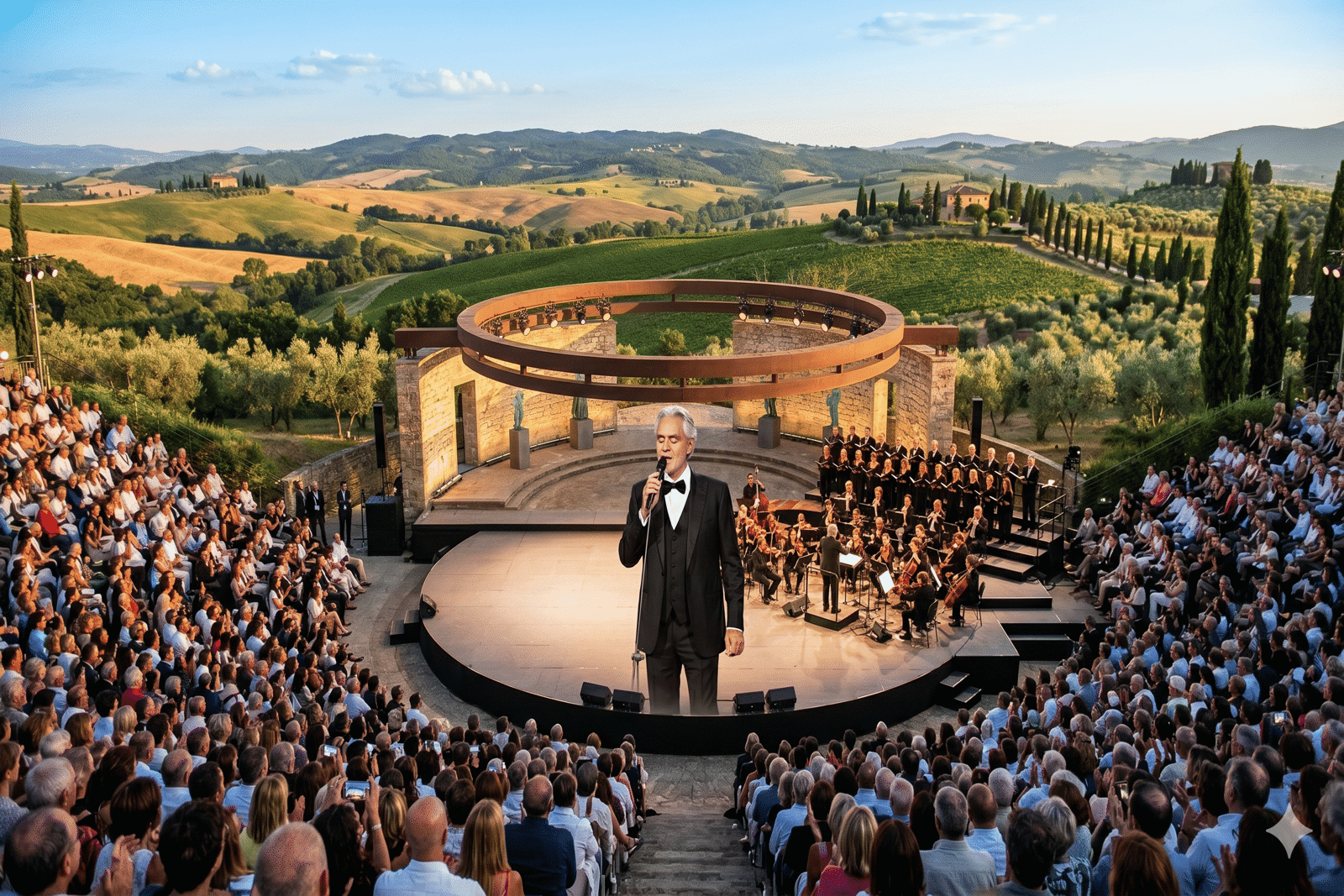 Toskana'nın Güneyinde Andrea Bocelli & Teatro del Silenzio