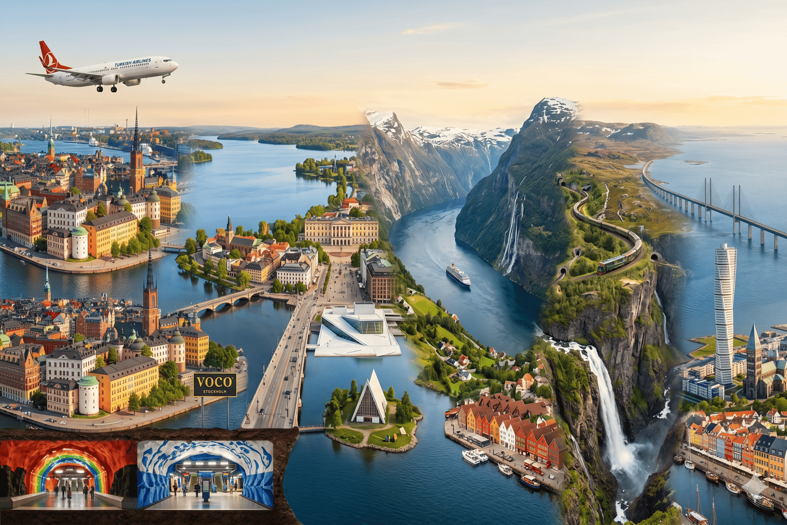 Dolu Dolu İskandinav Üçlüsü Turu Danimarka & Norveç & İsveç Rotası V4