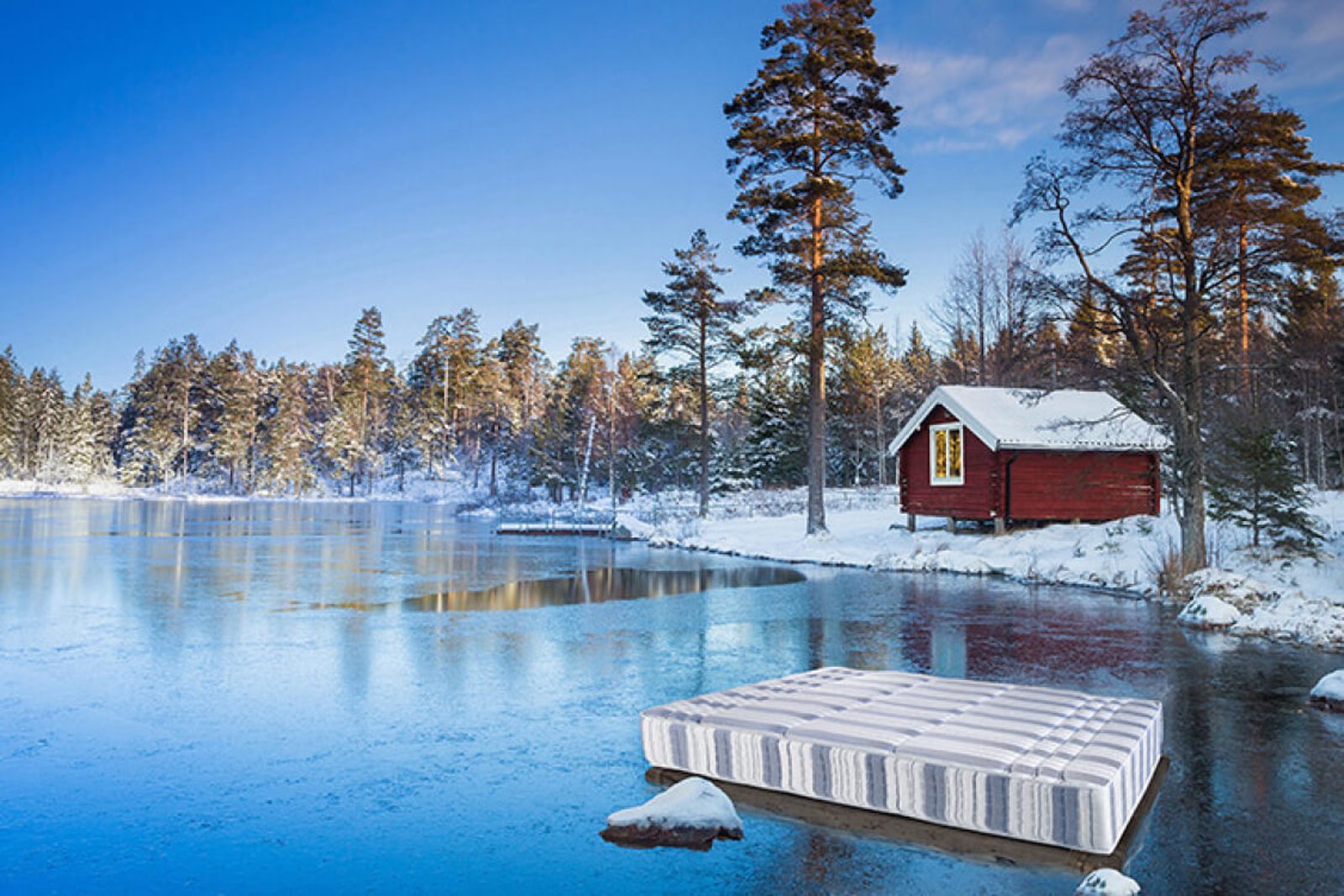 Lapland'ın İki Yakası İsveç ve Finlandiya Uçaksız