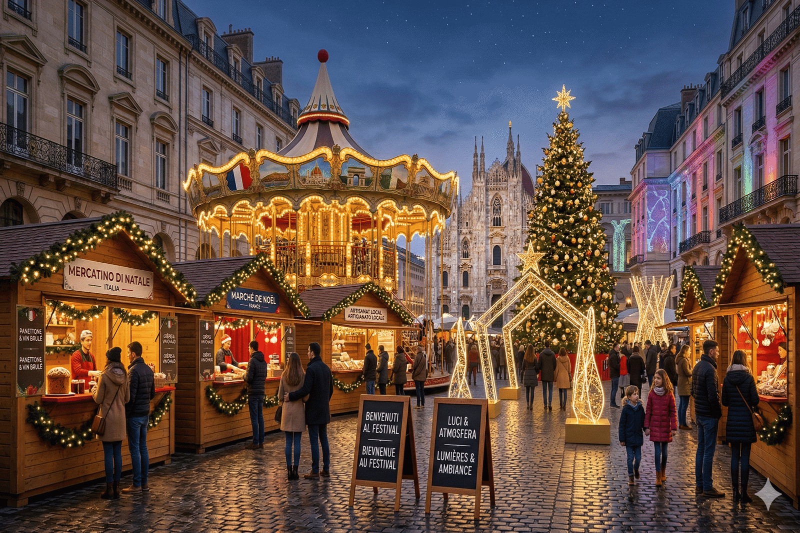 Avrupa’da Noel Pazarları ve Işık Festivali “İtalya ve Fransa” (MXP-LYS) 04 Aralık 2026 